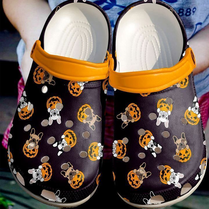 Pug Jack-O-Pugs Crocs Clog Shoes
