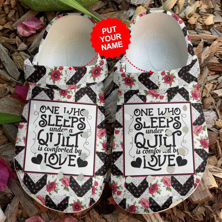 Quilting One Who Sleeps Under A Quilt Crocs Clog Shoes Colorful Crocs