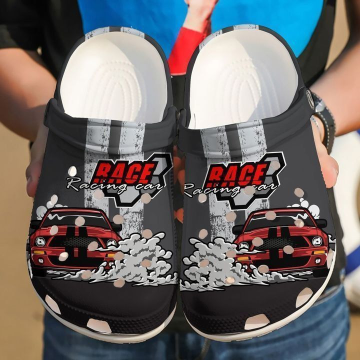 Racing Car Crocs Classic Clogs Shoes