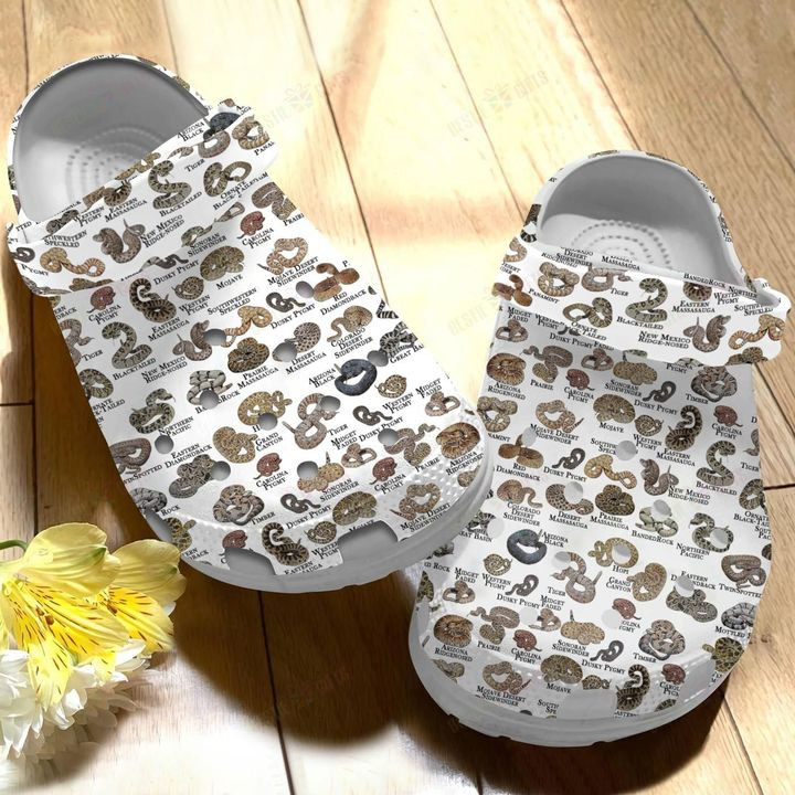 Rattlesnakes Of The United States Crocs Classic Clogs Shoes