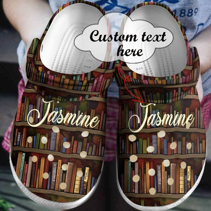 Reading Crocs - Reading Personalized Bookaholics Clog Shoes For Men And Women