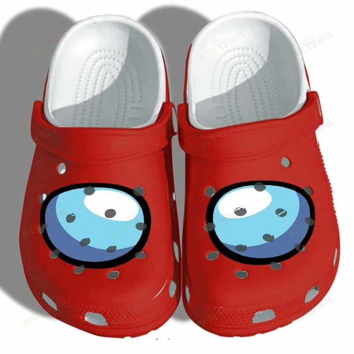 Red Among Us Imposter Funny Crocs Classic Clogs Shoes PANCR0512