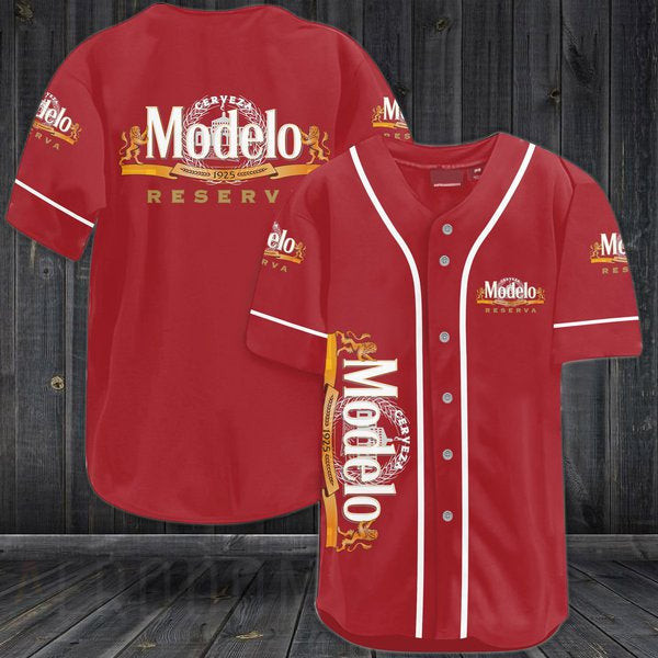 Red Modelo Reserva Tequila Baseball Jersey