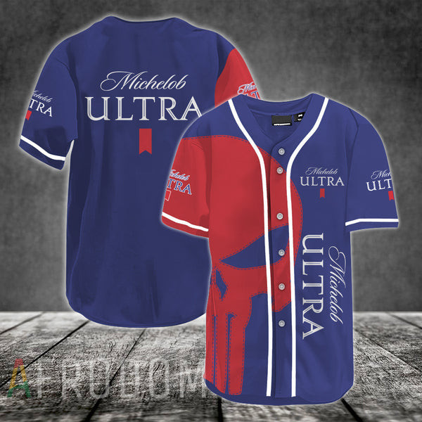 Red Skull Michelob ULTRA Baseball Jersey