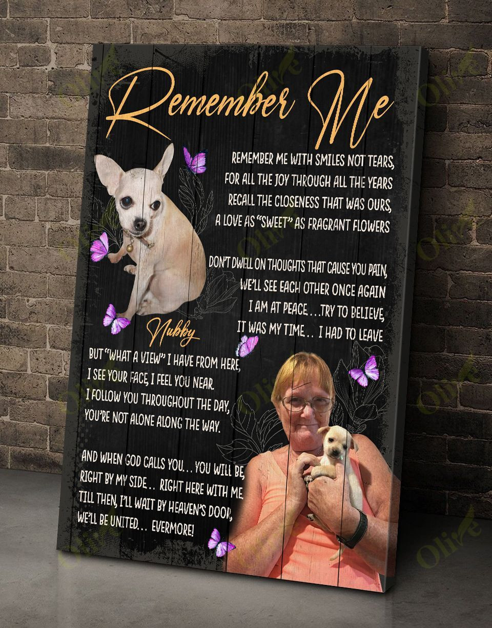 Remember Me - Nubby Special Poster And Canvas Art Wall Decor