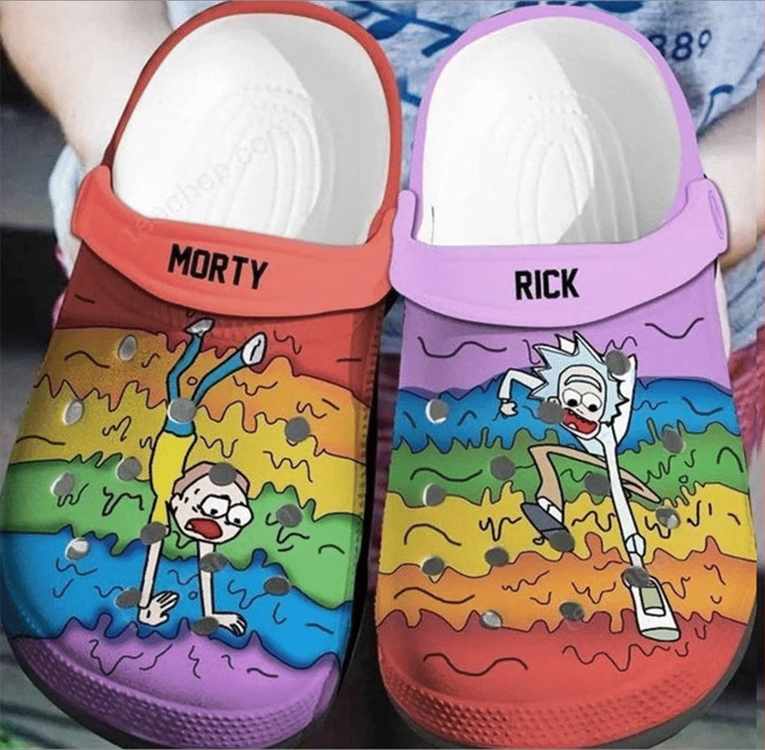 Rick And Morty Crocs Crocband Clogs