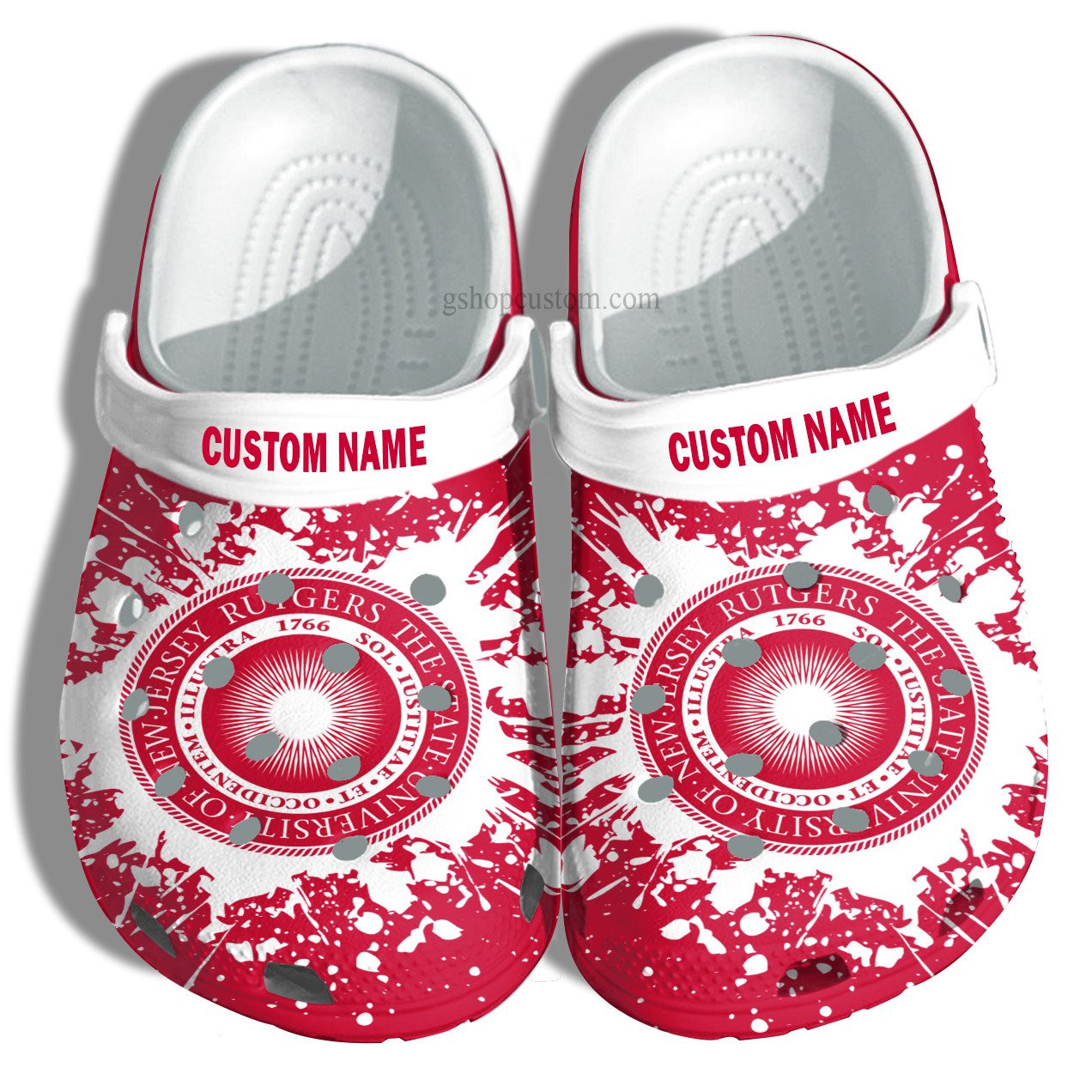 Rutgers University Graduation Gifts Croc Shoes Customize- Admission Gift Crocs Shoes