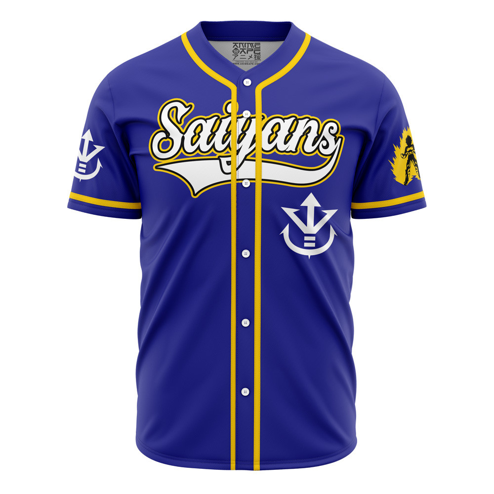 Saiyan Vegeta Dragon Ball Z Baseball Jersey