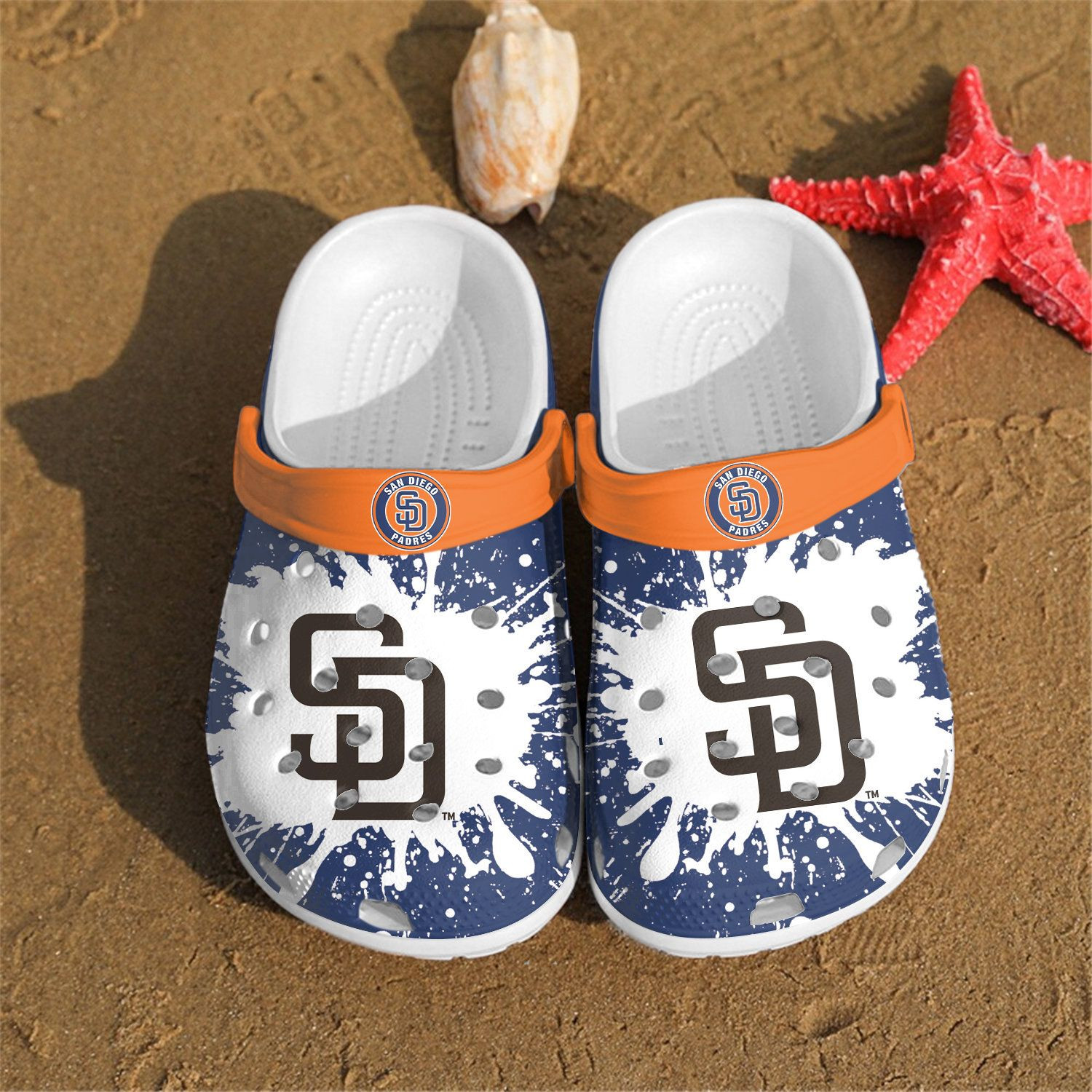 San Diego Padres Crocs Crocband Clog Shoes For Men Women