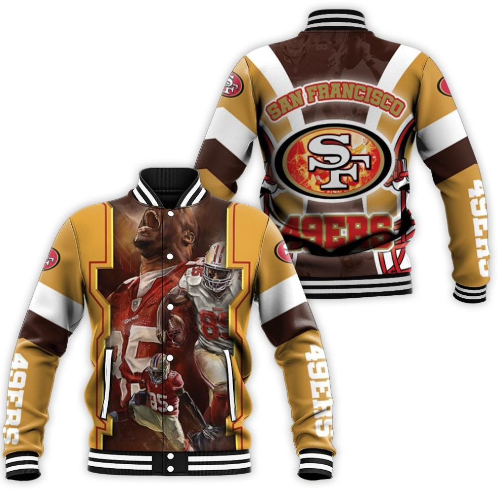 San Francisco 49ers Art Baseball Jacket for Men Women