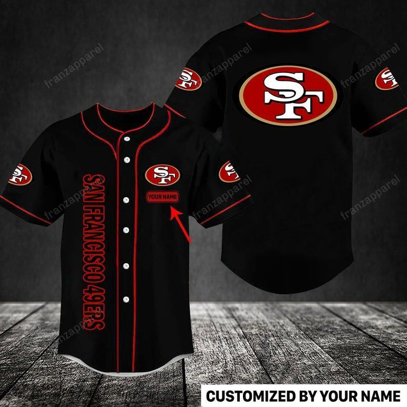 San Francisco 49ers Personalized Baseball Jersey Shirt 32