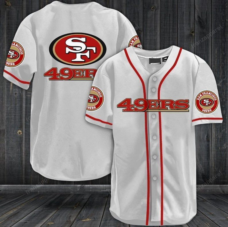 San Francisco 49ers Personalized Baseball Jersey Shirt 37, Unisex Jersey Shirt for Men Women