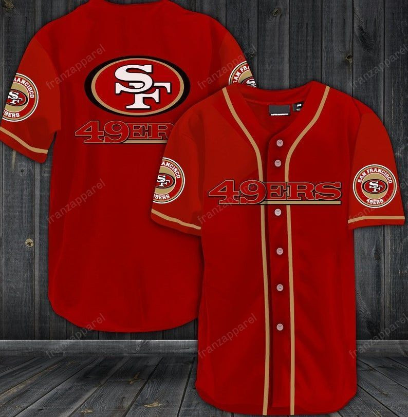 San Francisco 49ers Personalized Baseball Jersey Shirt 41, Unisex Jersey Shirt for Men Women