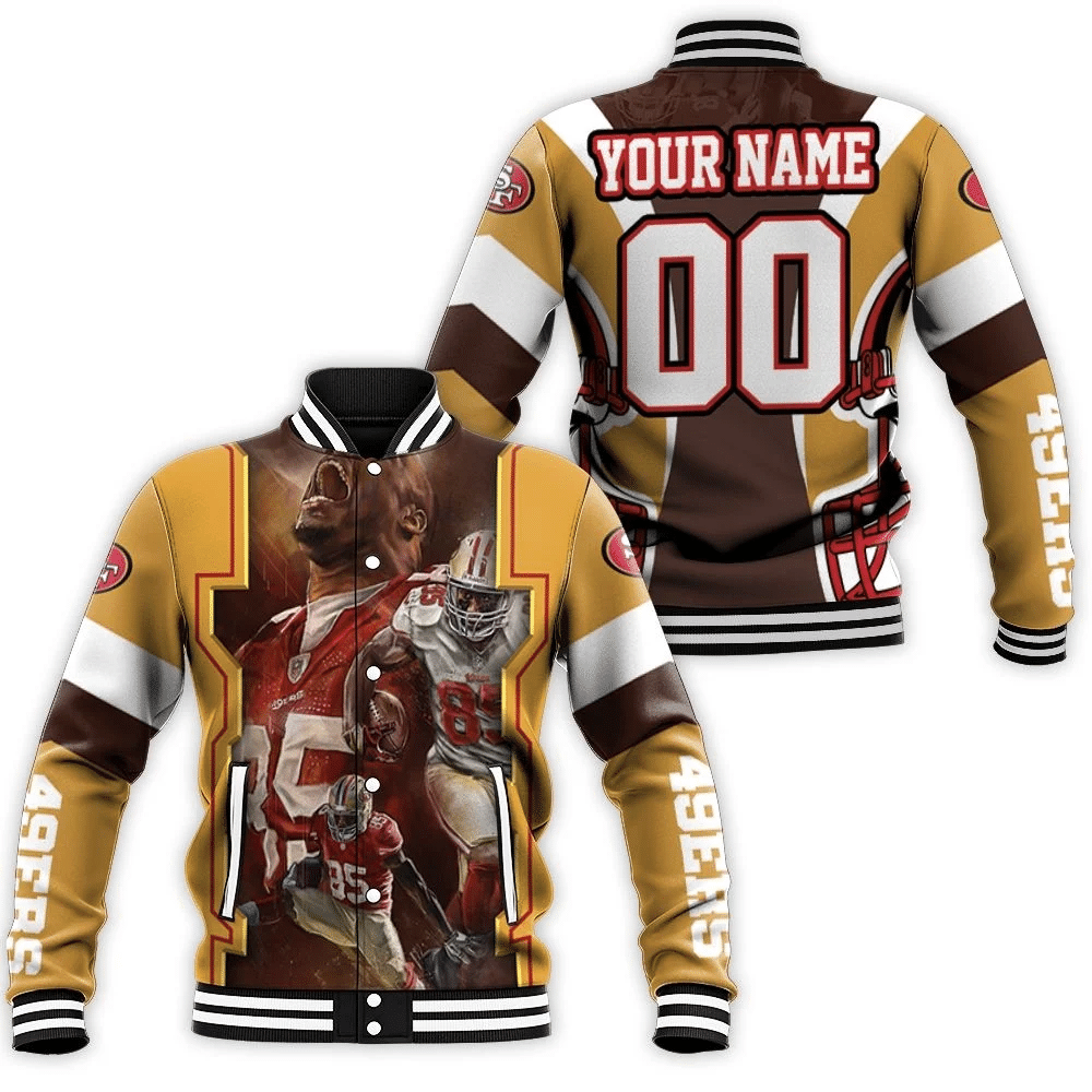 San Francisco 49ers Players Personalized Baseball Jacket for Men Women