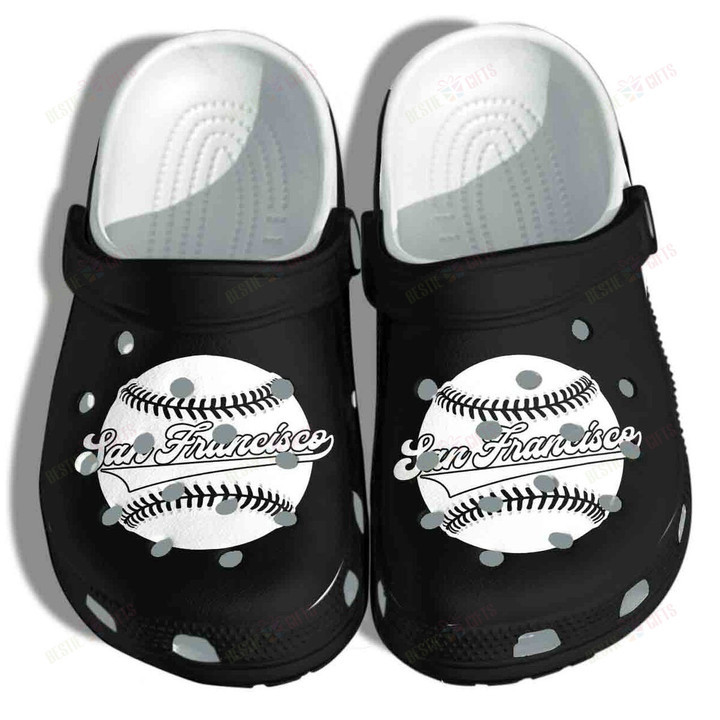 San Francisco Baseball Crocs Classic Clogs Shoes