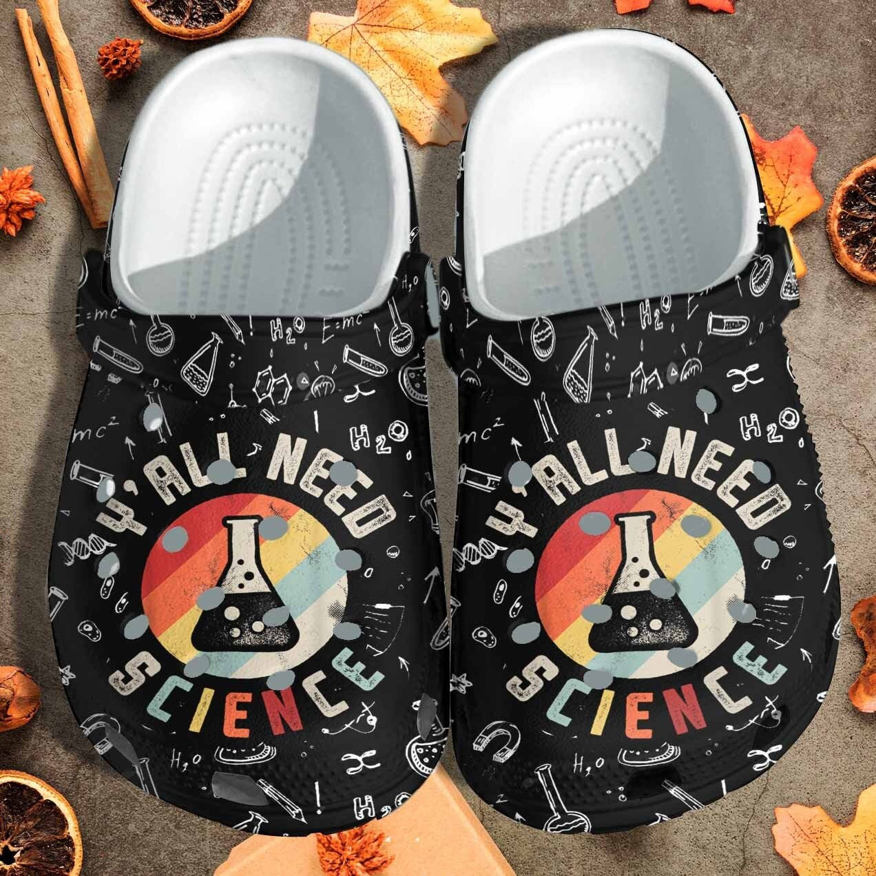 Science Custom Crocs Shoes Clogs - Funny Outdoor Crocs Shoes Clogs Birthday Gift For Chemistry Teacher