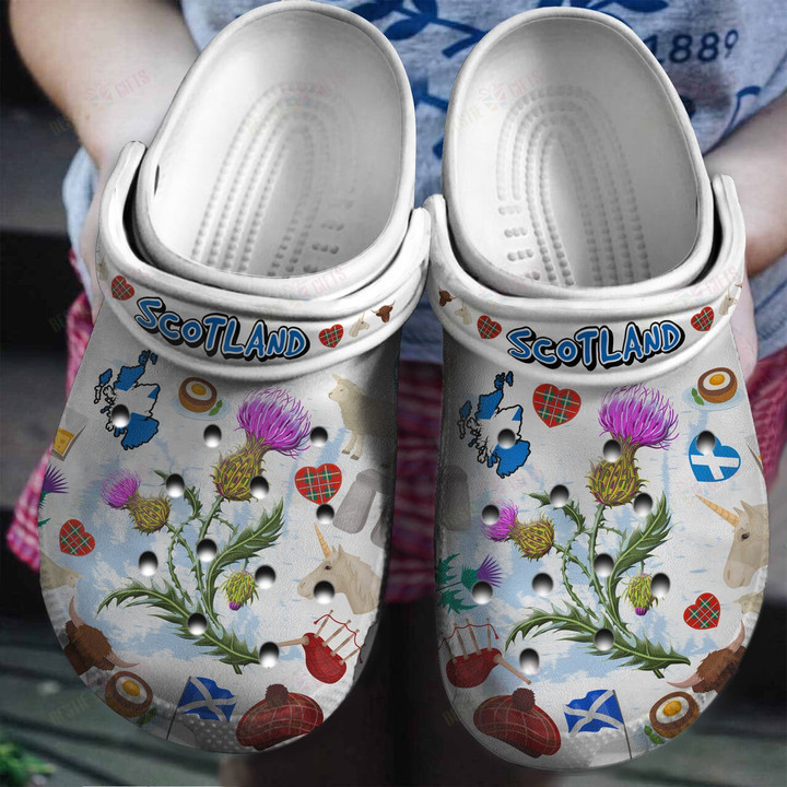 Scotland Symbols Crocs Classic Clogs Shoes