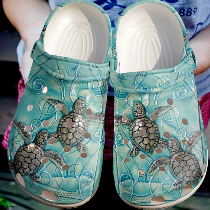 Sea Turtles Life Crocs Classic Clogs Shoes