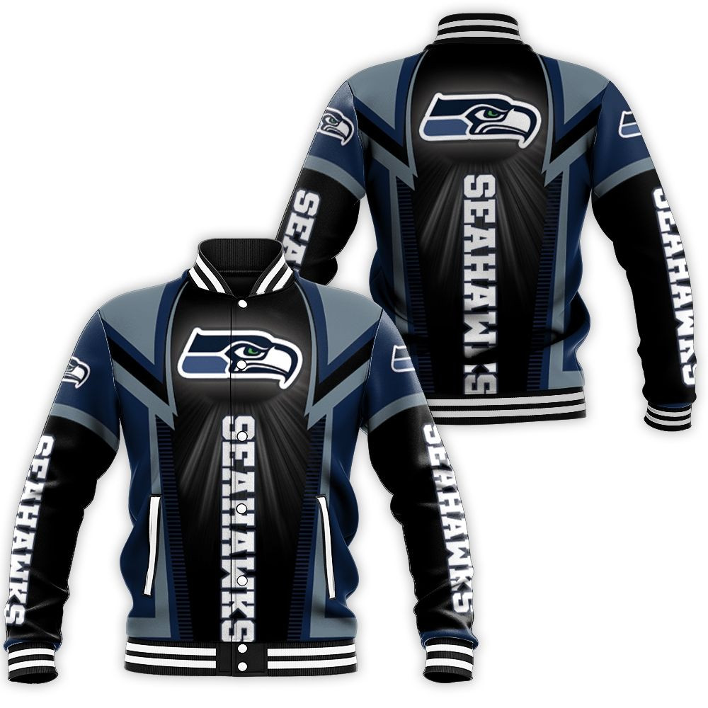 Seattle Seahawks For Fans Baseball Jacket for Men Women