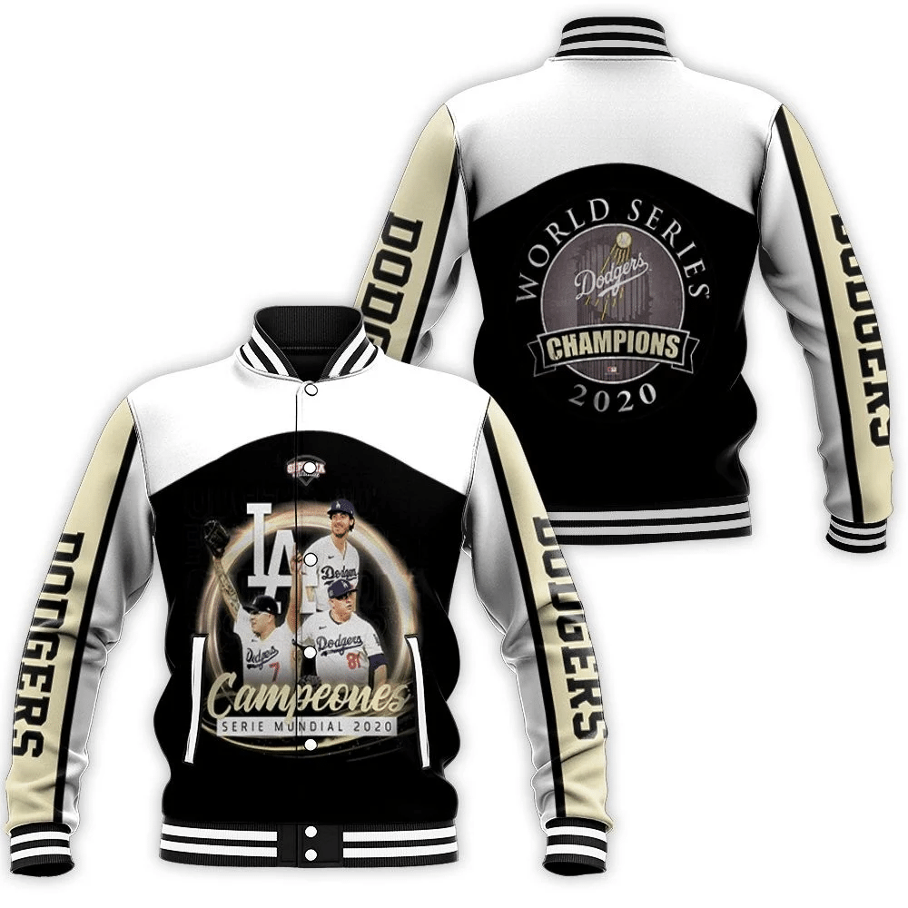 Serie Mundial Los Angeles Dodgers Campeones Baseball Jacket for Men Women