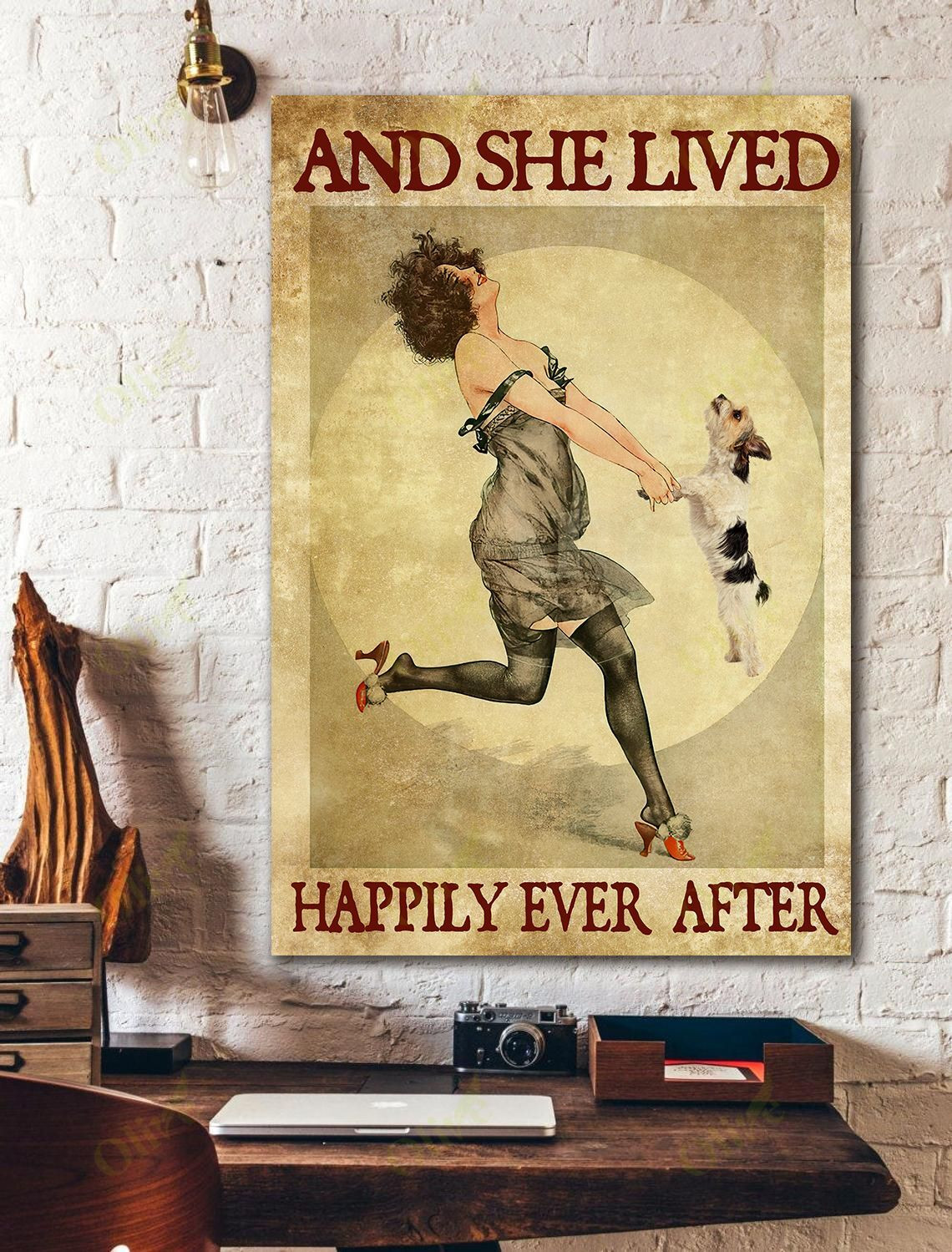 Shih Tzu - Happily Ever After Together Poster And Canvas Art Wall Decor