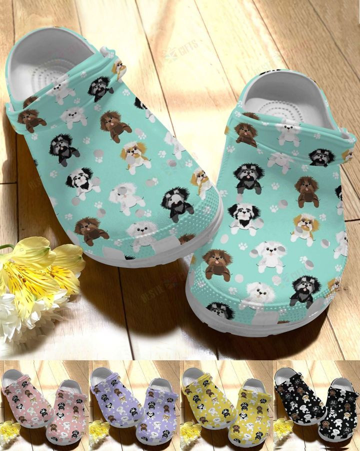 Shih Tzu Lovely Tzu 5 Colors Crocs Classic Clogs Shoes