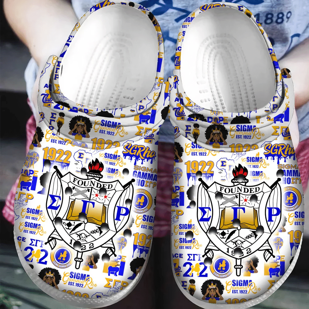 Sigma Gamma Rho Crocs Classic Clogs Shoes