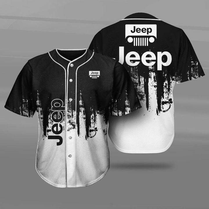 Simple Bampampw Jeep Personalized 3d Baseball Jersey, Unisex Jersey Shirt for Men Women