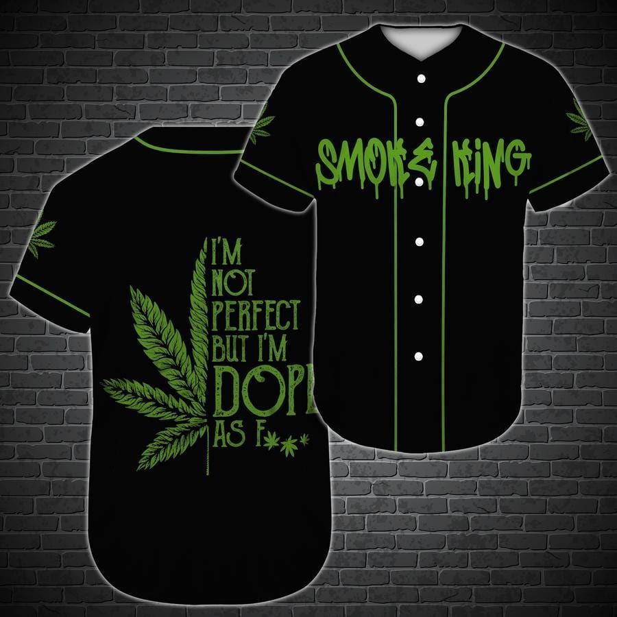 Smoke King Weed Baseball Jersey