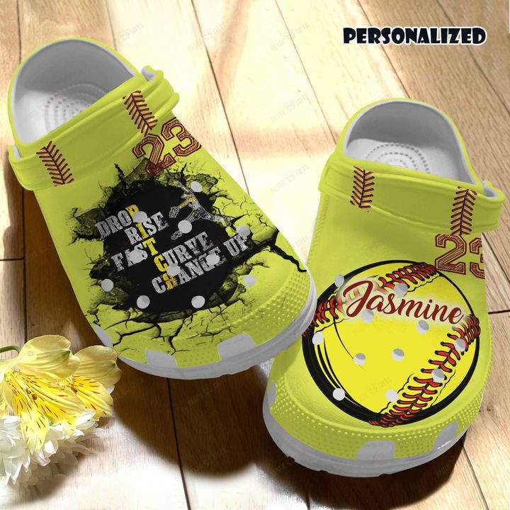 Softball Personalized The Winner Crocs Classic Clogs Shoes