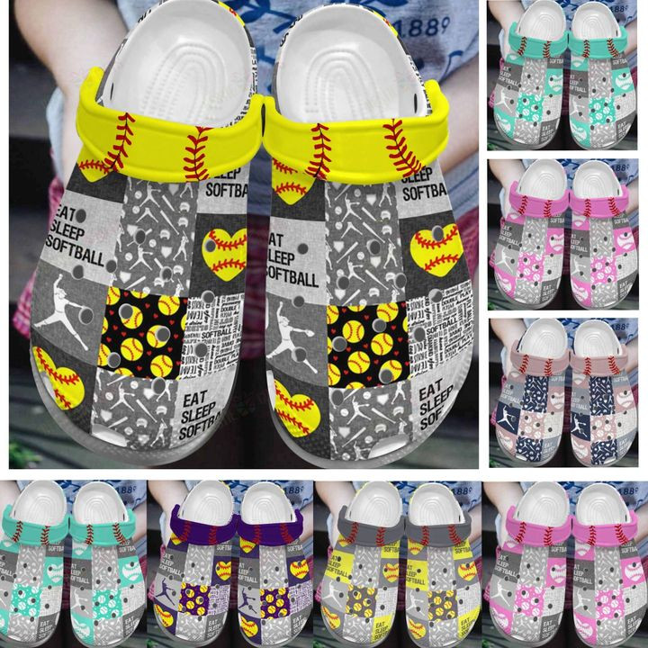 Softball White Sole Lovely Color Crocs Classic Clogs Shoes