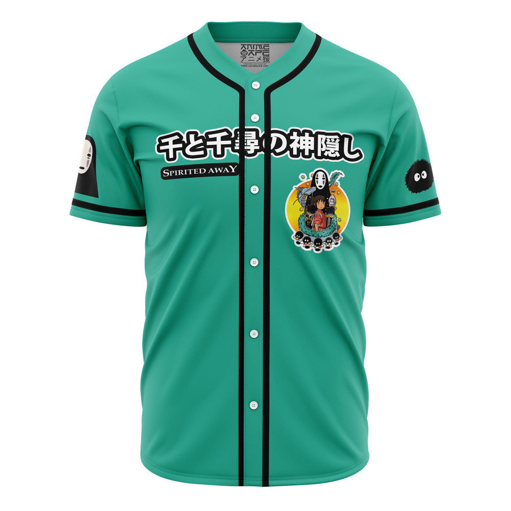 Spirited Away Studio Ghibli Baseball Jersey, Unisex Jersey Shirt for Men Women