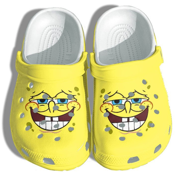 Sponge Funny Shoes Crocs Sponge Troll Face Clogs