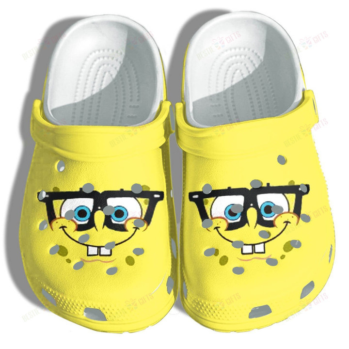 Sponge Glasses Crocs Classic Clogs Shoes