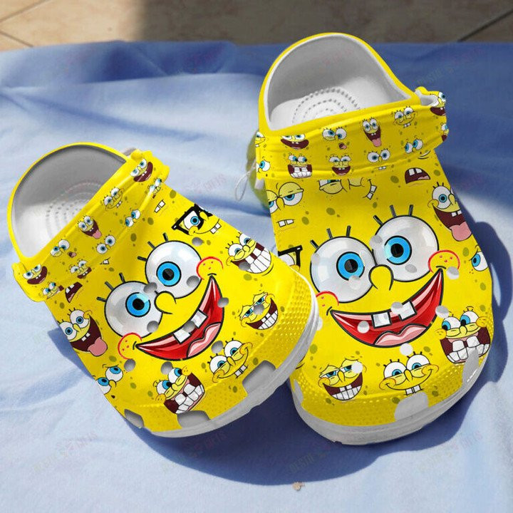 Spongebob Crocs Classic Clogs Shoes PANCR0615