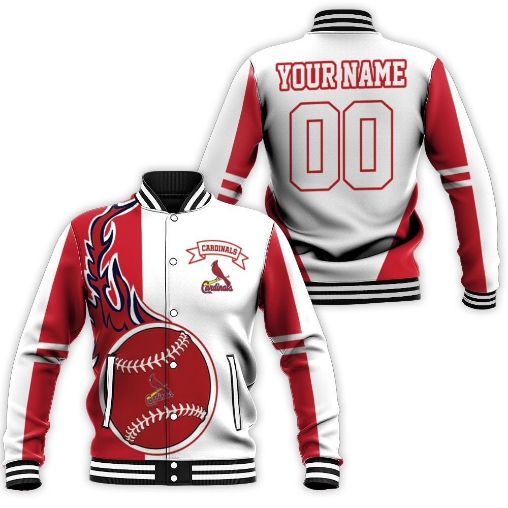 St Louis Cardinals 3d Personalized Baseball Jacket for Men Women