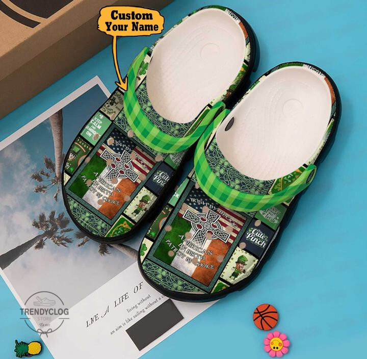 St Patrick Crocs Irish Pride Clog Shoes