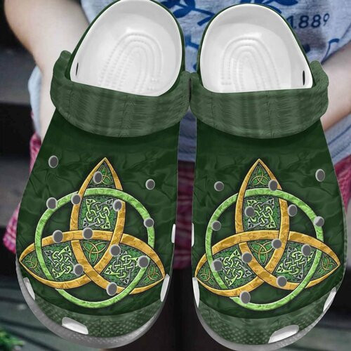 St Patricks Day Irish Celtic Crocband Crocs Shoes