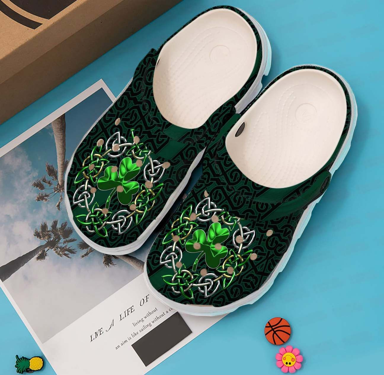 St Patricks Day Irish Celtics Crocband Crocs Shoes