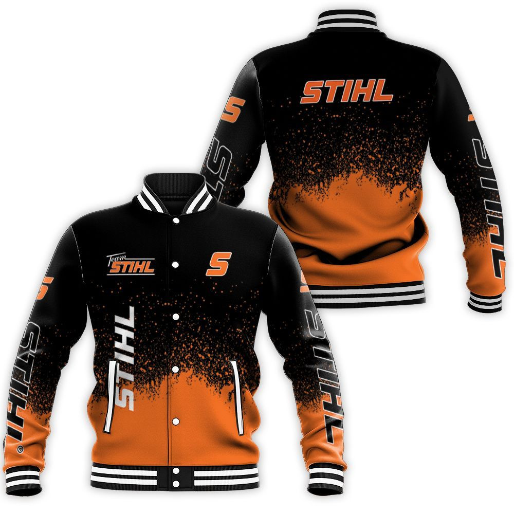 Stihl Logo For Lovers 3d Baseball Jacket for Men Women