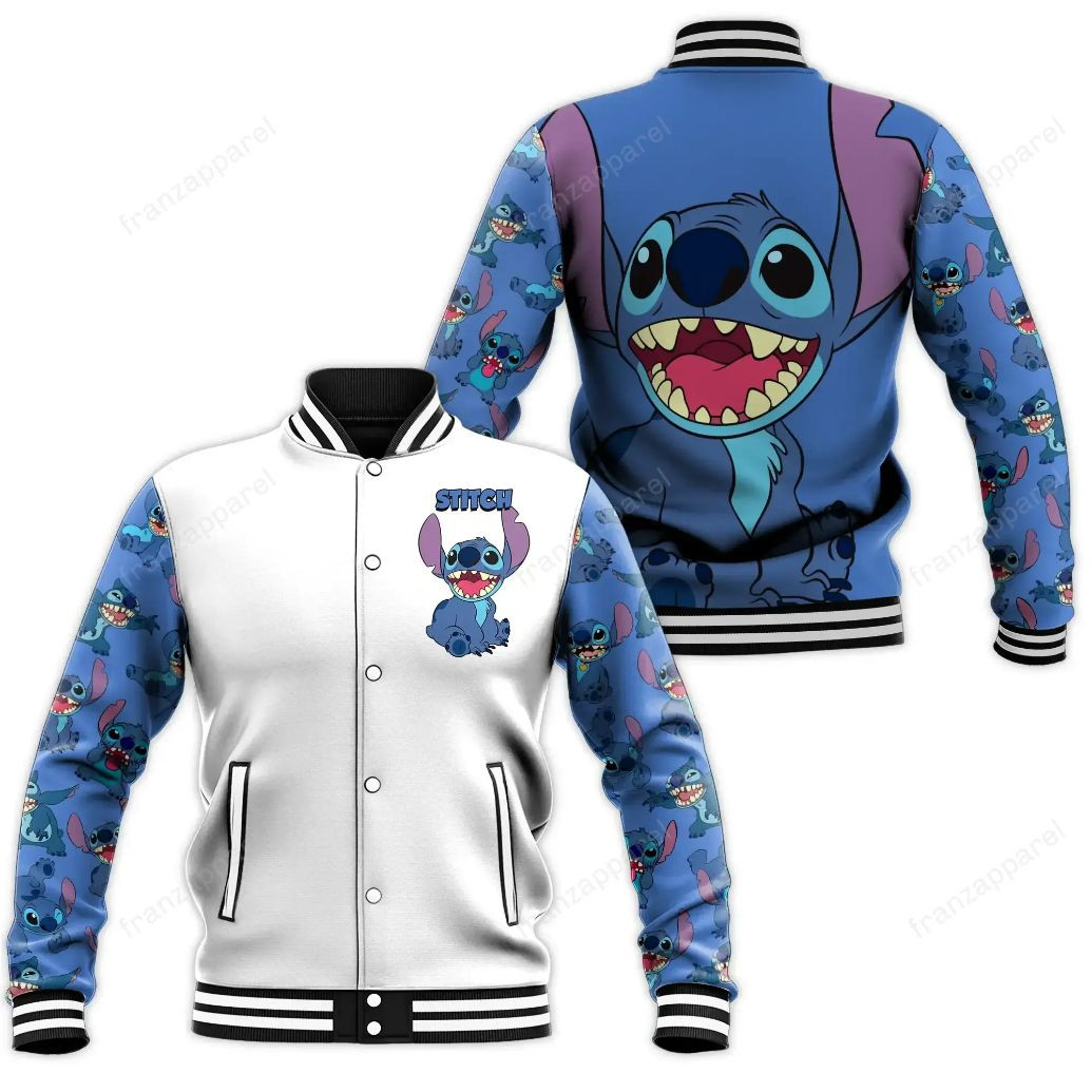 Stitch Baseball Jacket 07 Personalized 3d Baseball Jersey for Men Women