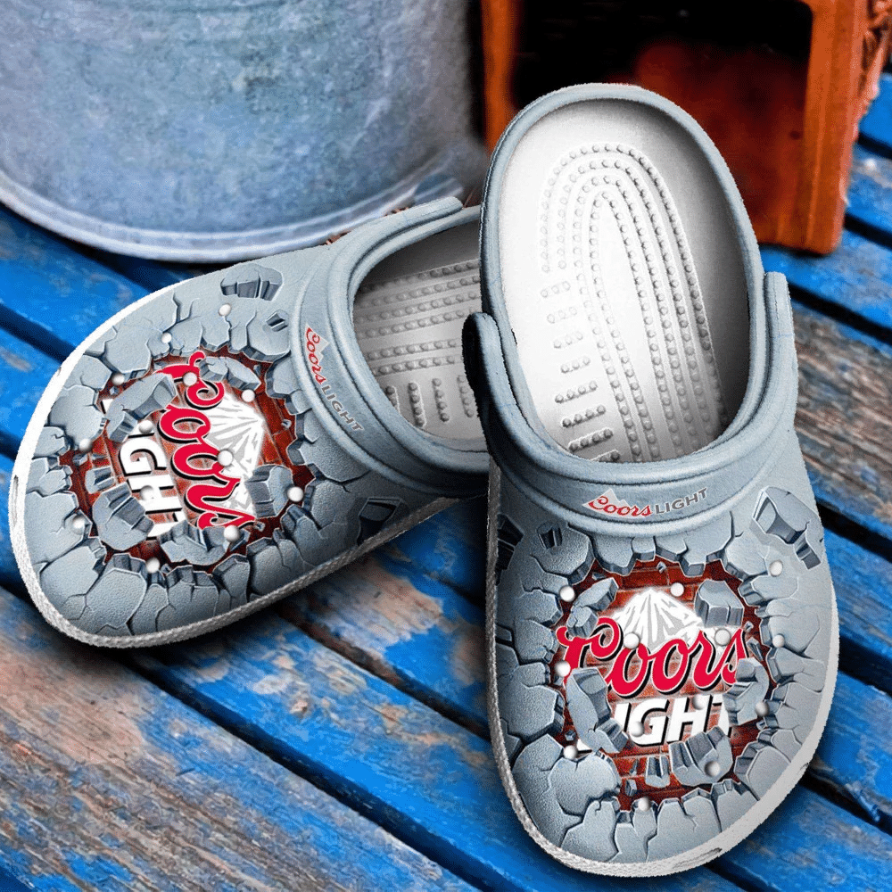 Strong Coors Light Break The Wall Clogs Shoes