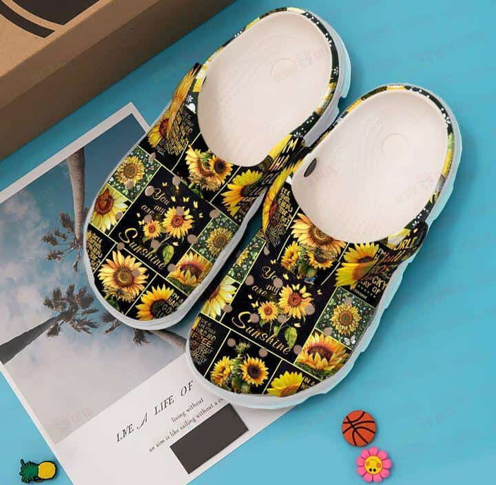 Sunflower Crocs Classic Clogs Shoes