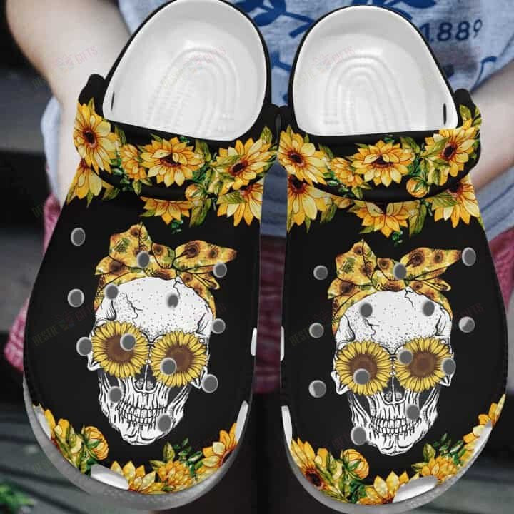 Sunflower Crocs Classic Clogs Shoes