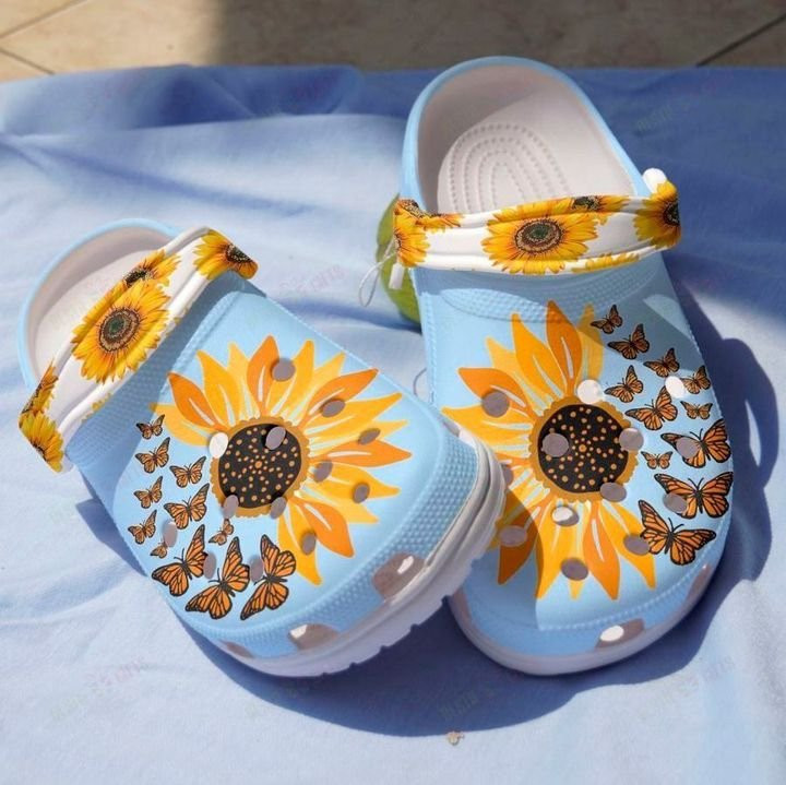 Sunflower Crocs Classic Clogs Shoes PANCR0121