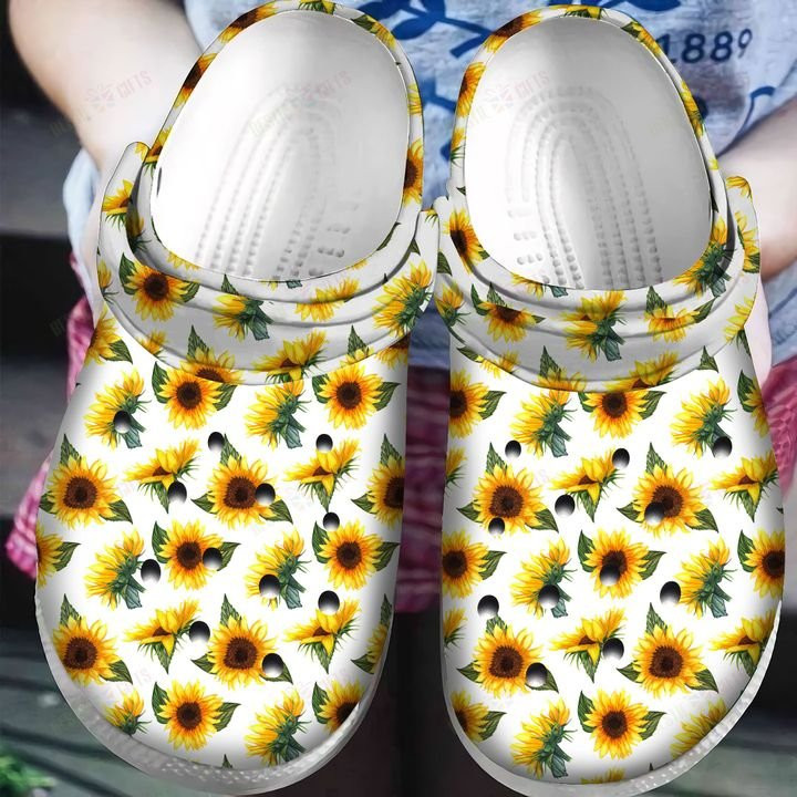 Sunflower Crocs Classic Clogs Shoes PANCR0502