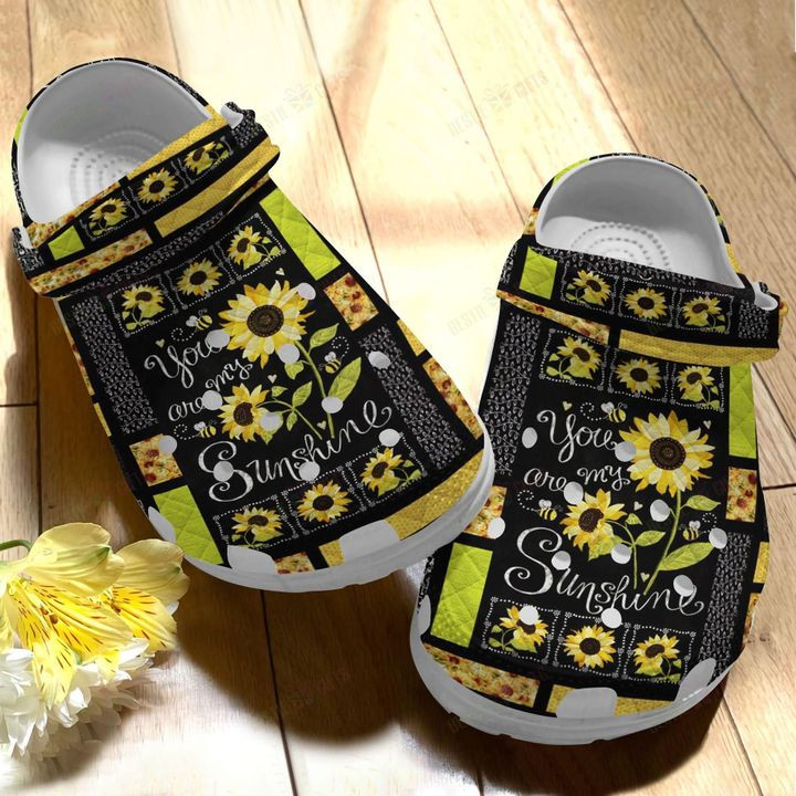 Sunflower You Are My Sunshine 4 Crocs Classic Clogs Shoes