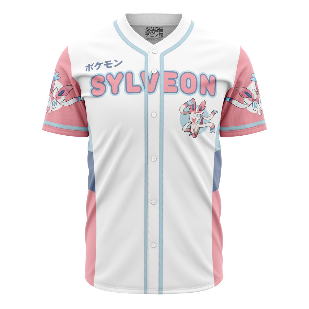 Sylveon Eeveelution Pokemon Baseball Jersey