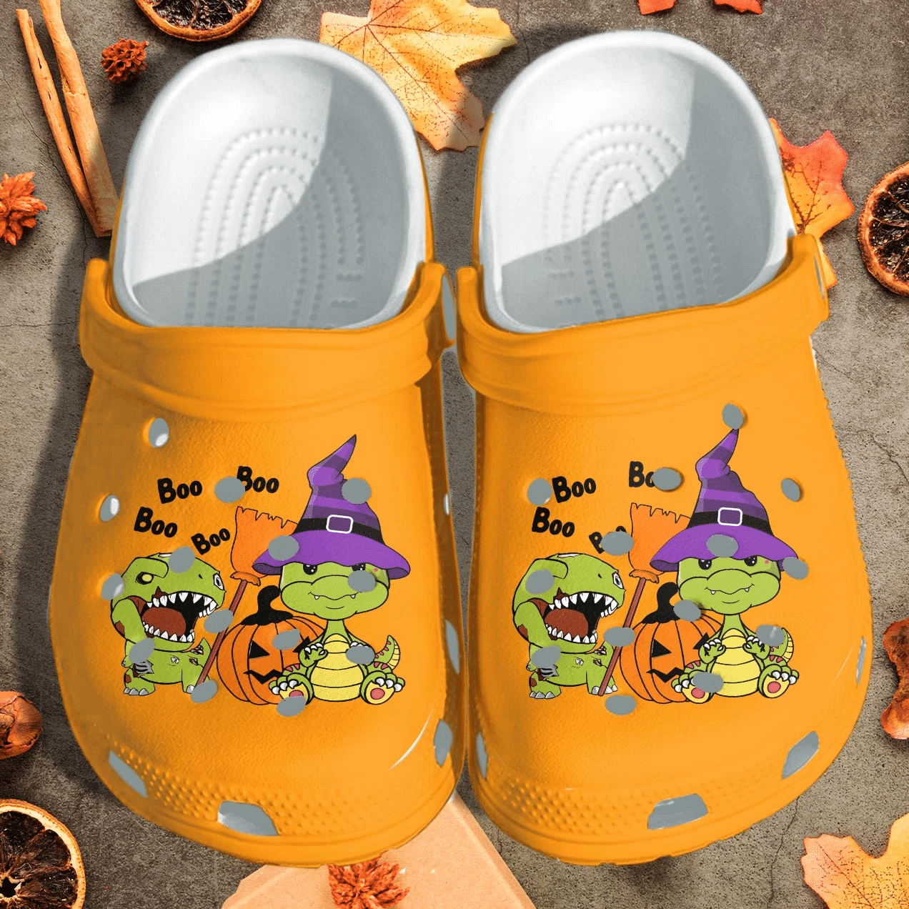 T Rex Dinosaur Halloween Shoes Clog Halloween Cartoon Crocs Crocband Clog Birthday Gift For Boy Girl