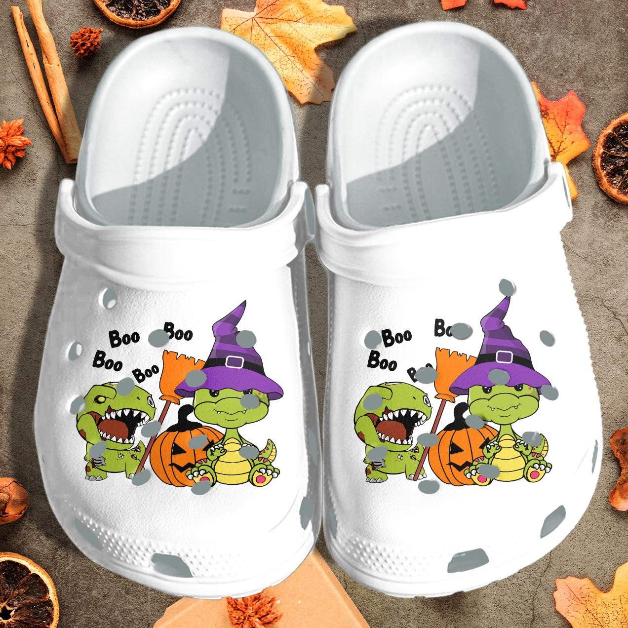 T Rex Dinosaur Halloween Shoes Clog Halloween Cartoon Crocs Crocband Clog Birthday Gift For Boy Girl